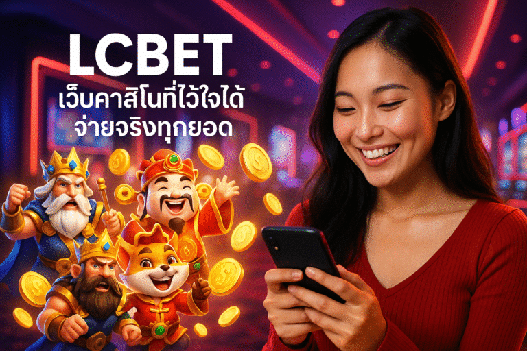 LCBET เว็บคาสิโนที่ไว้ใจได้ จ่ายจริงทุกยอด