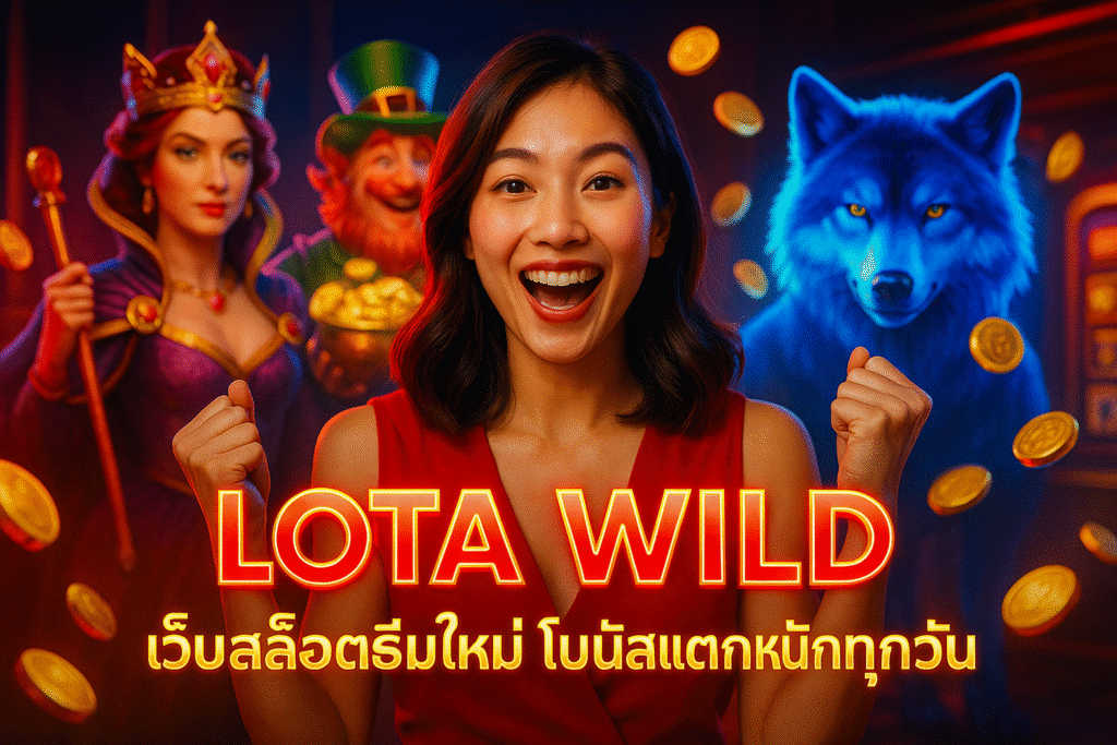 LOTA WILD เว็บสล็อตธีมใหม่ โบนัสแตกหนักทุกวัน