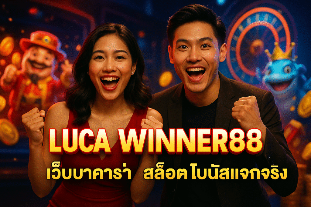 LUCA WINNER88 เว็บบาคาร่า สล็อต โบนัสแจกจริง